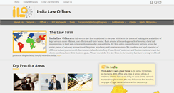 Desktop Screenshot of indialawoffices.com